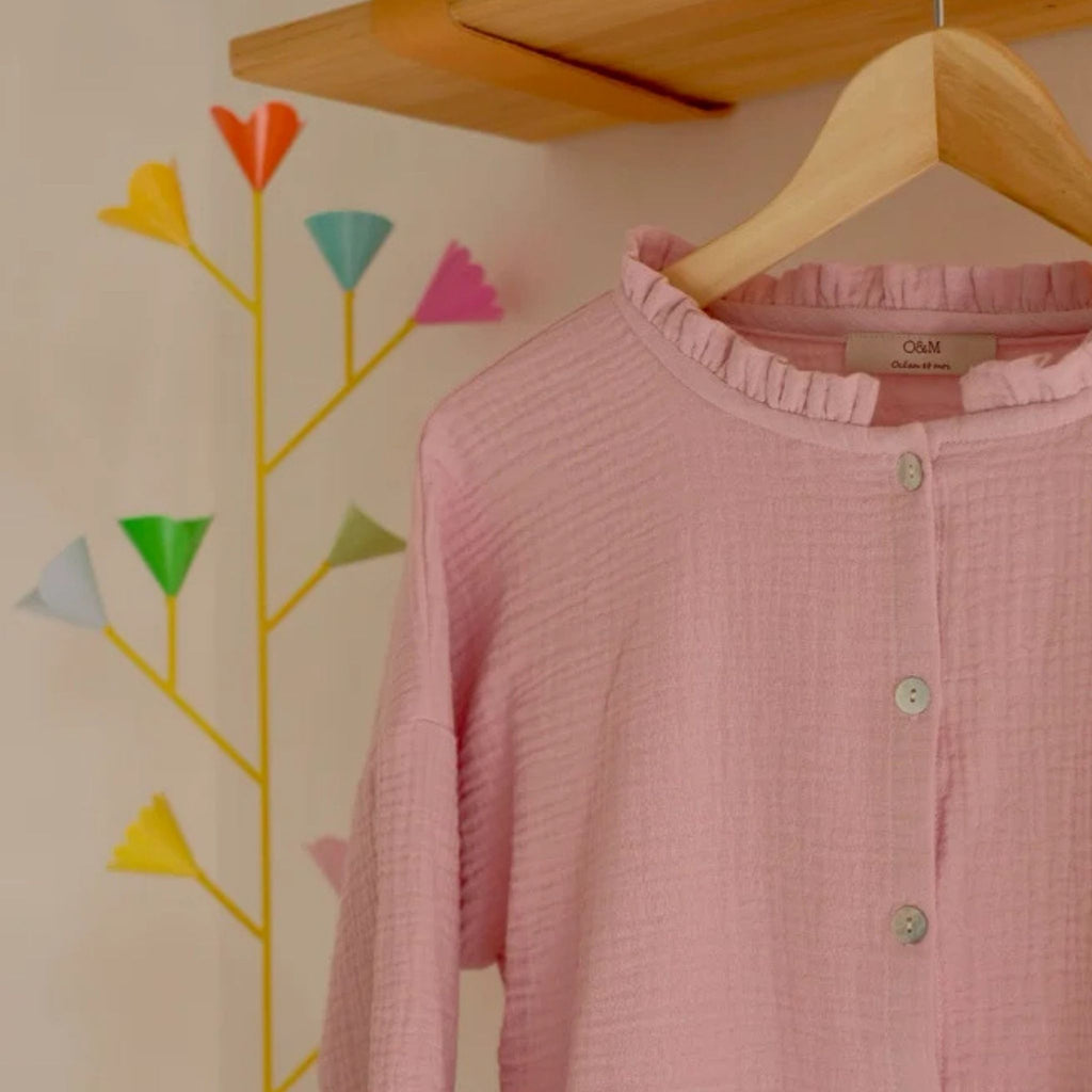 Camicia colletto FrouFrou garza (+colori)