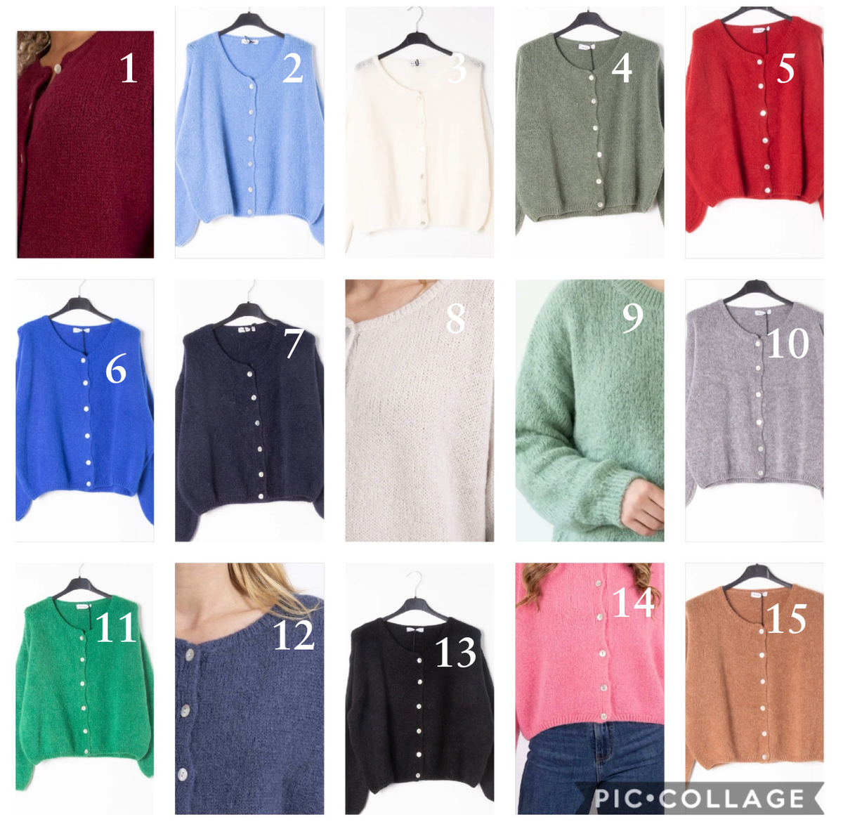 Cardigan misto Mohair girocollo PREORDINE