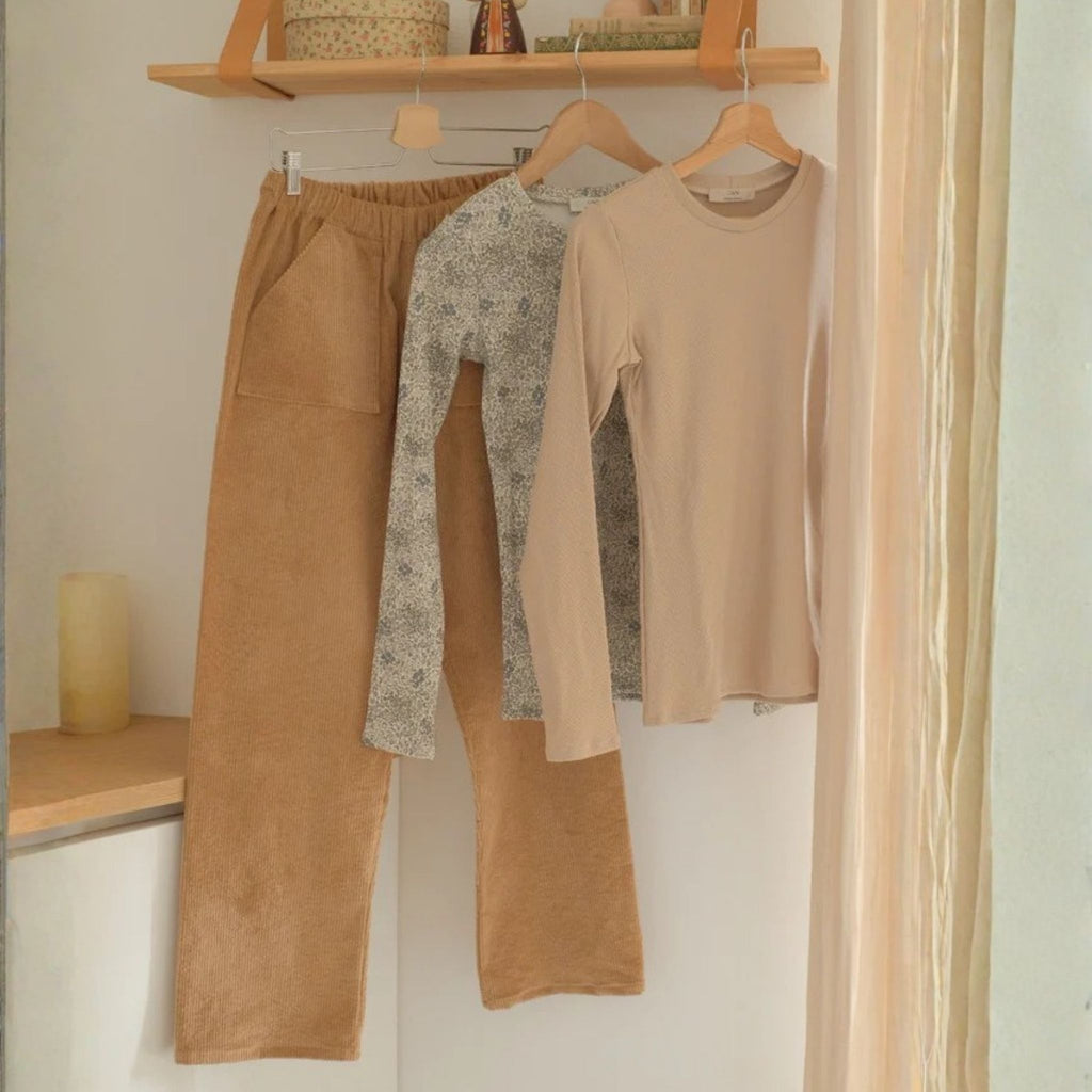 Maglia minimal a costine (+ fantasie)