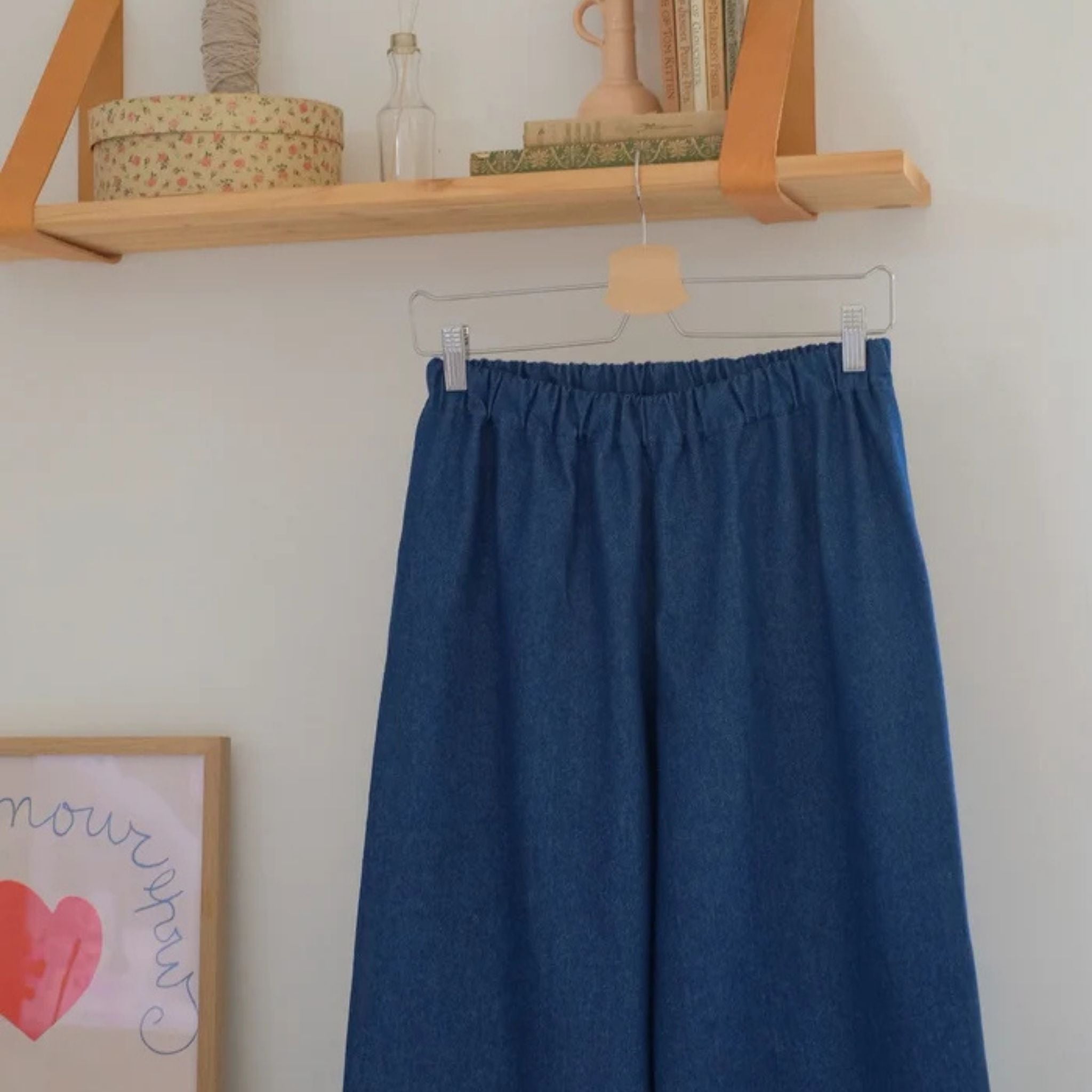 Pantaloni Ampi in Denim (+ colori)