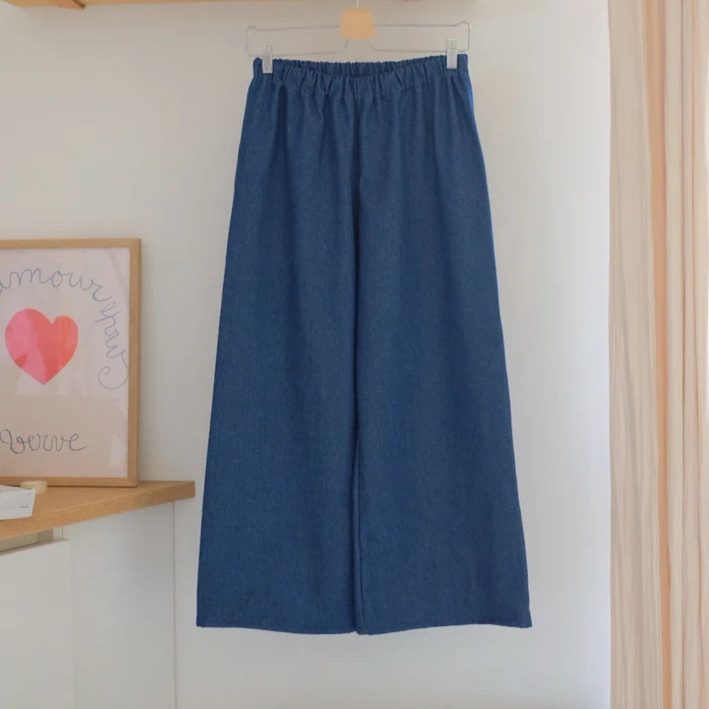 Pantaloni Ampi in Denim (+ colori)