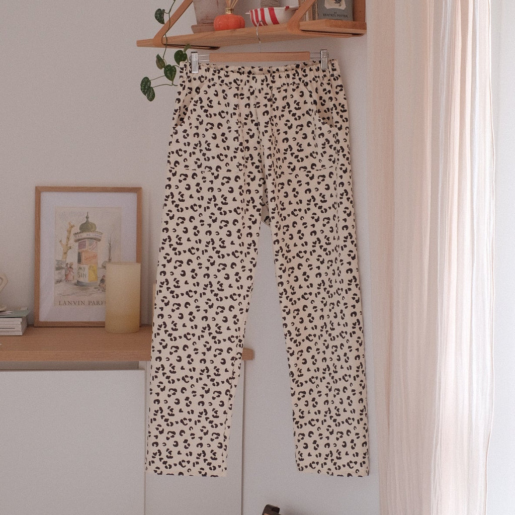 Pantaloni Batz velluto maculato