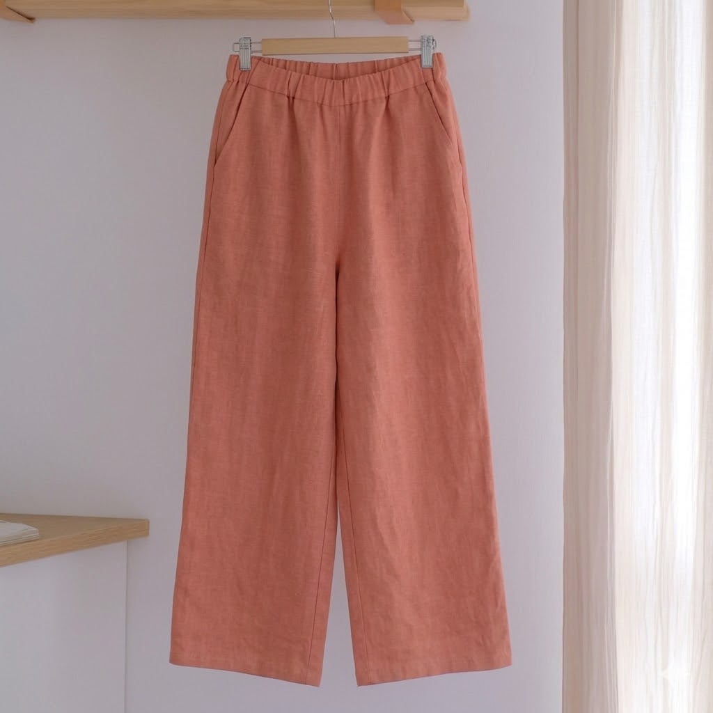 Panta ampi 100% lino (+ colori)