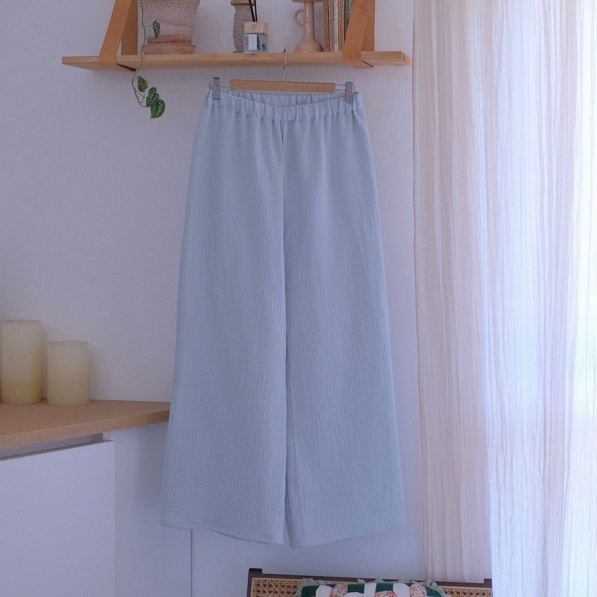 Pantaloni ampi in garza (+ colori)