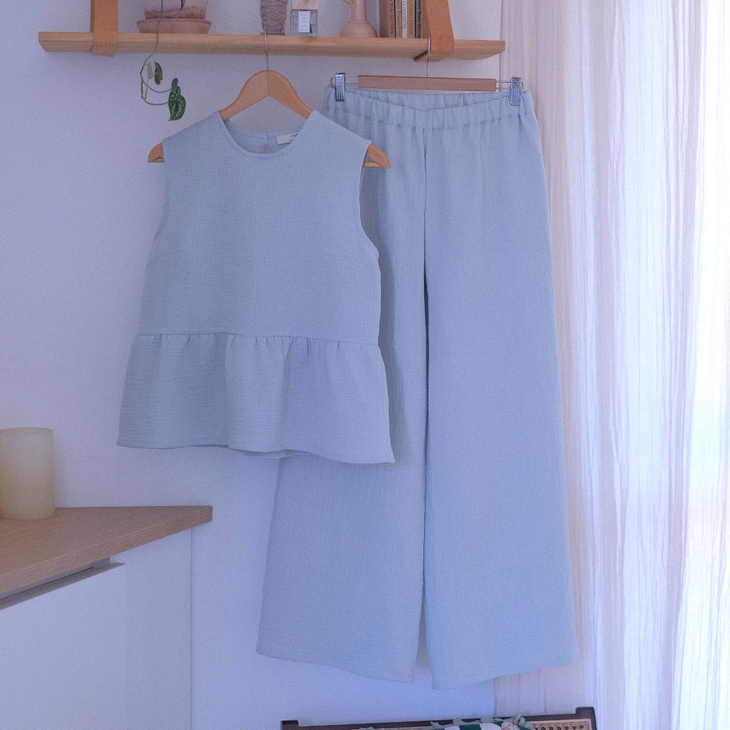 Pantaloni ampi in garza (+ colori)