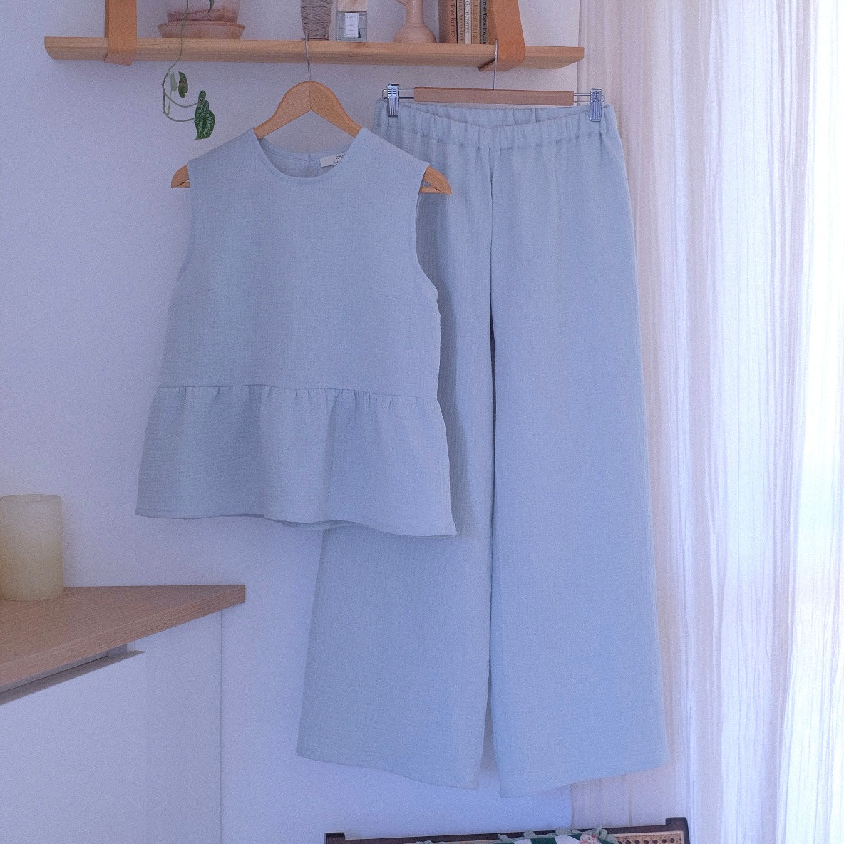 Pantaloni ampi in garza (+ colori)