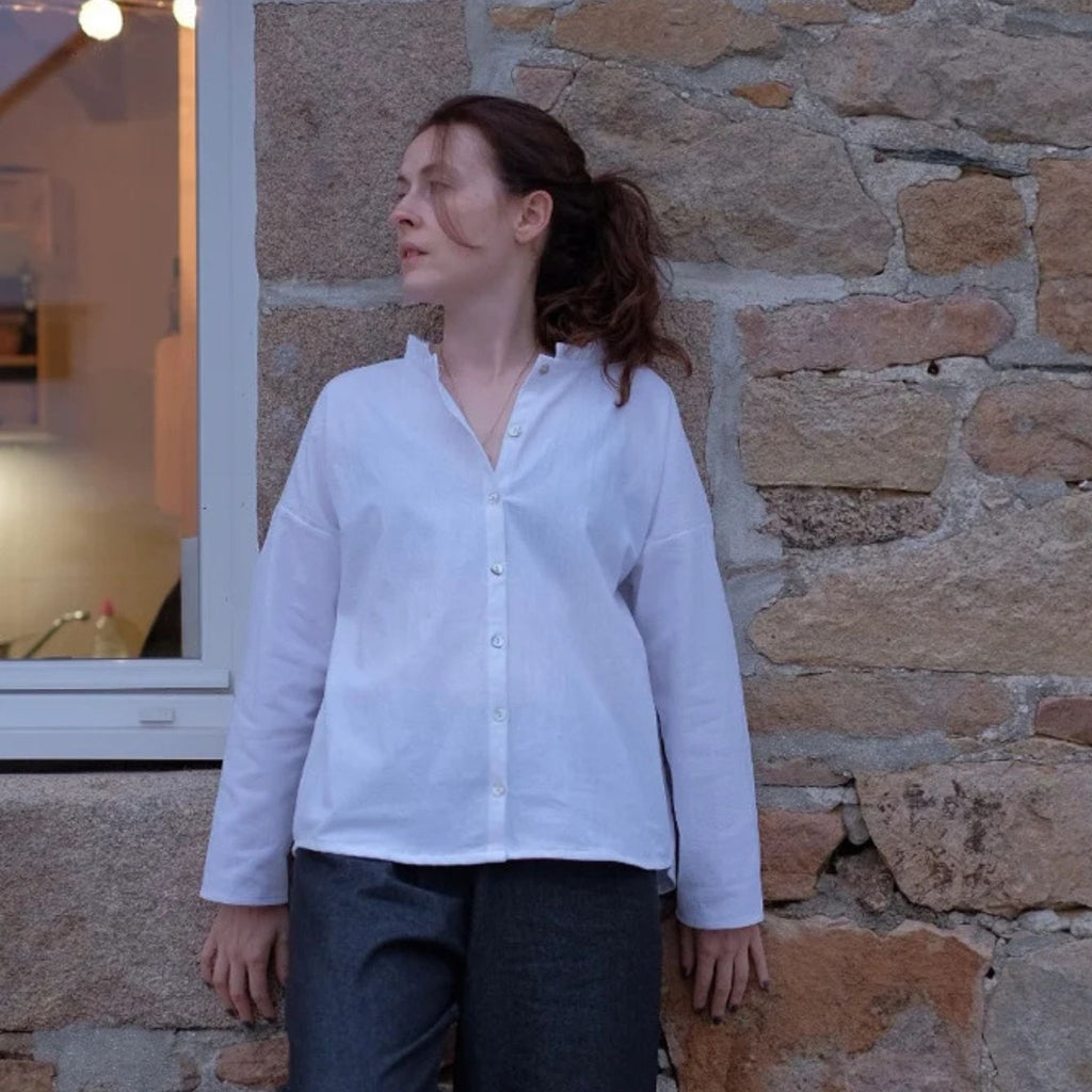 Camicia FrouFrou in cotone lavato (+colori)