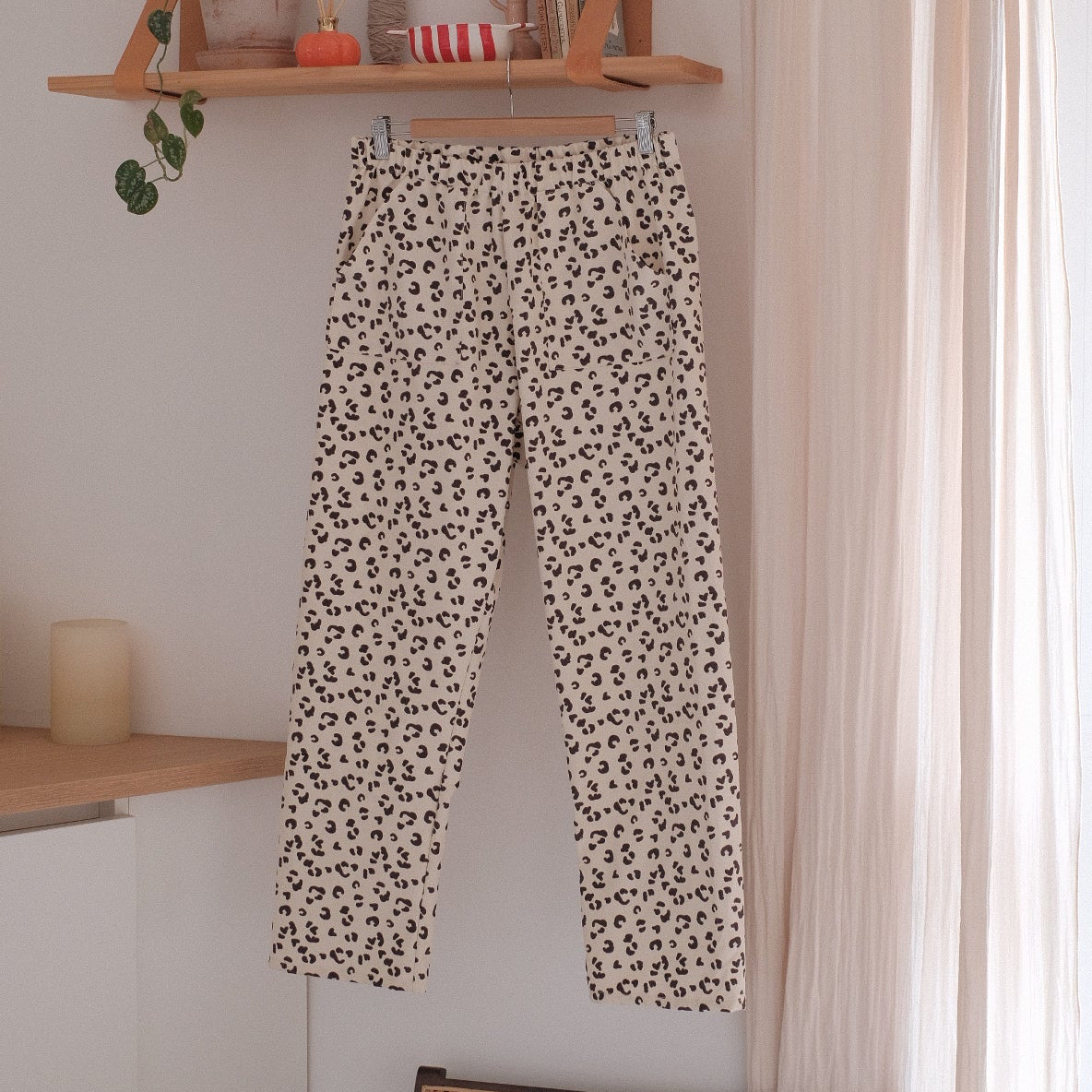Pantaloni Batz velluto maculato