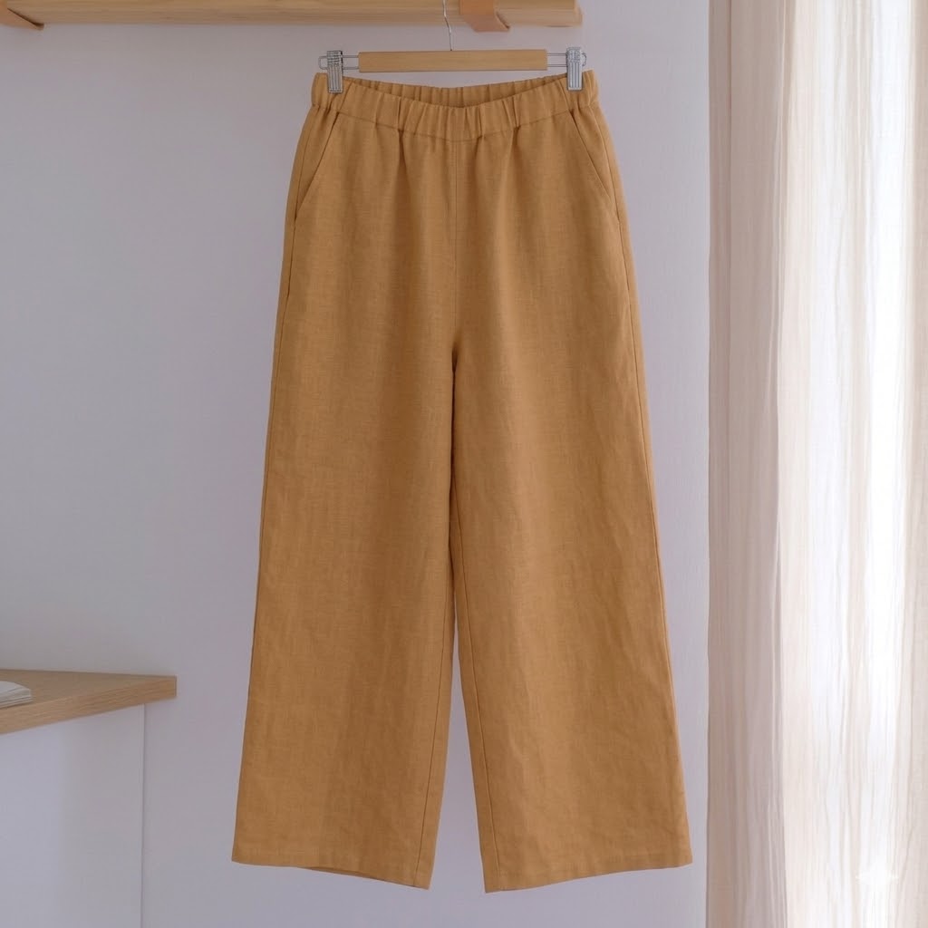 Panta ampi 100% lino (+ colori)