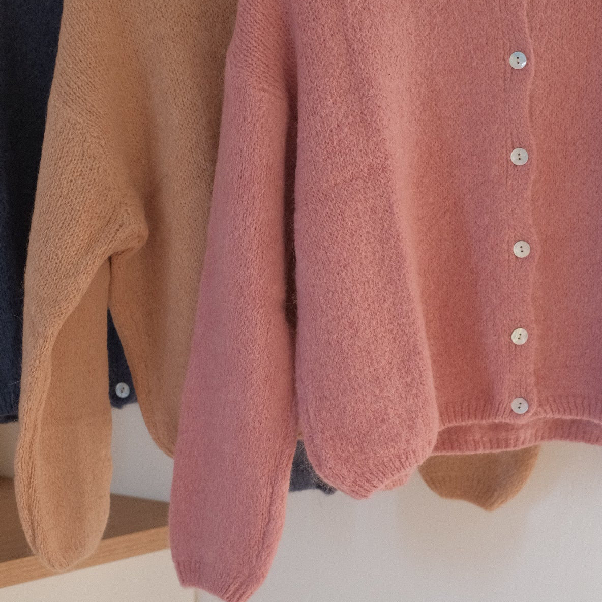 Cardigan misto Mohair girocollo PREORDINE