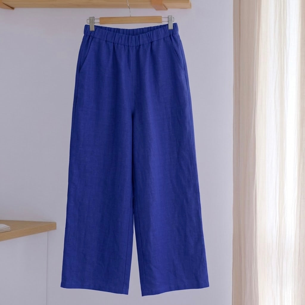 Panta ampi 100% lino (+ colori)