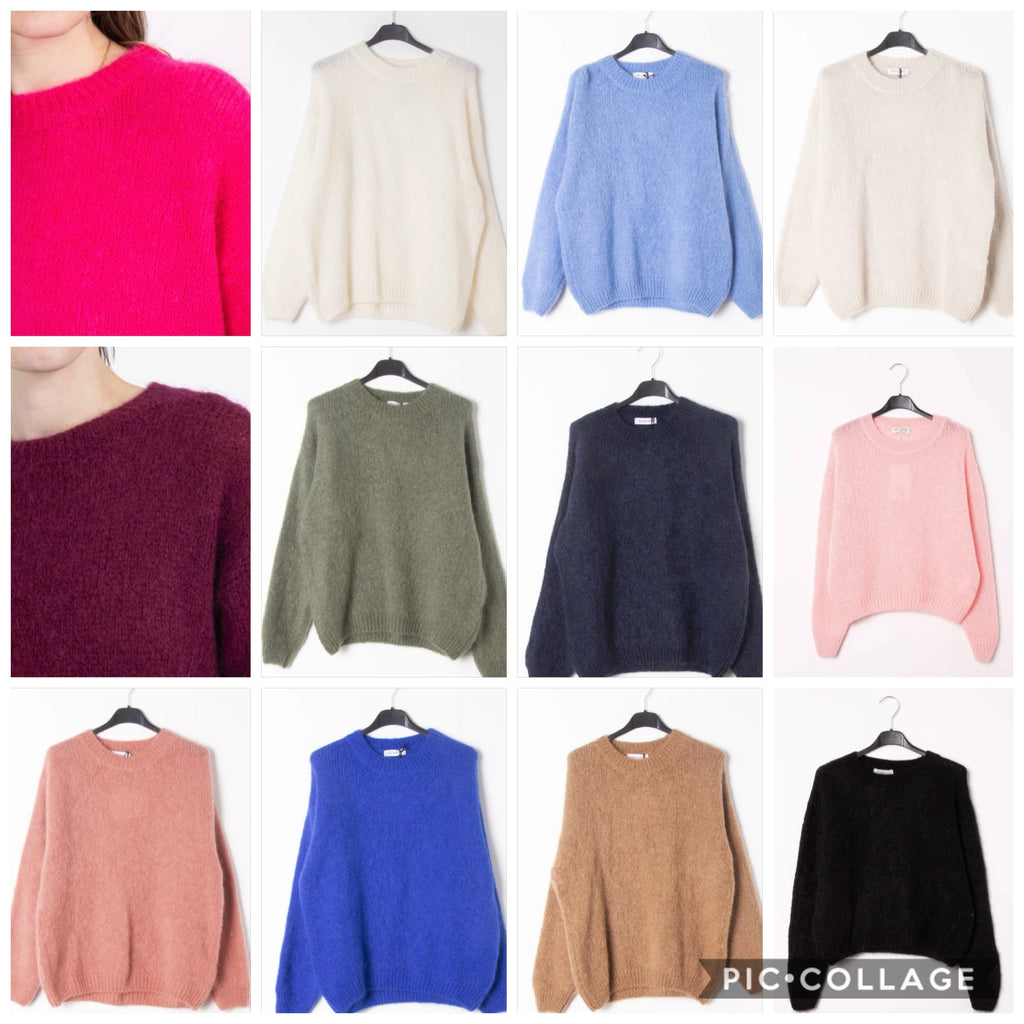 Pullover misto Mohair