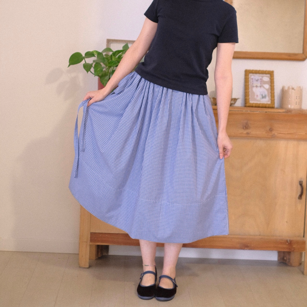 Maxi gonna Vichy (+ colori)