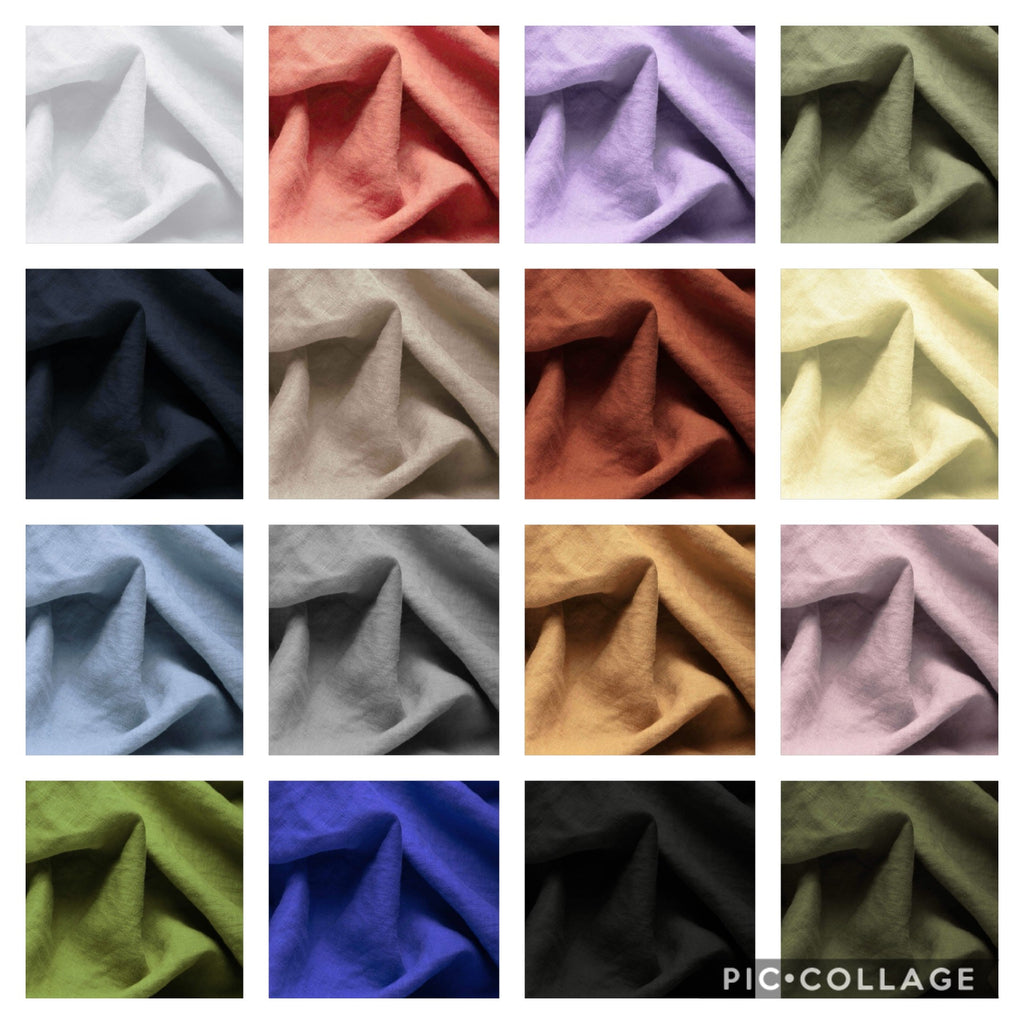Top in lino con balza (+ colori)