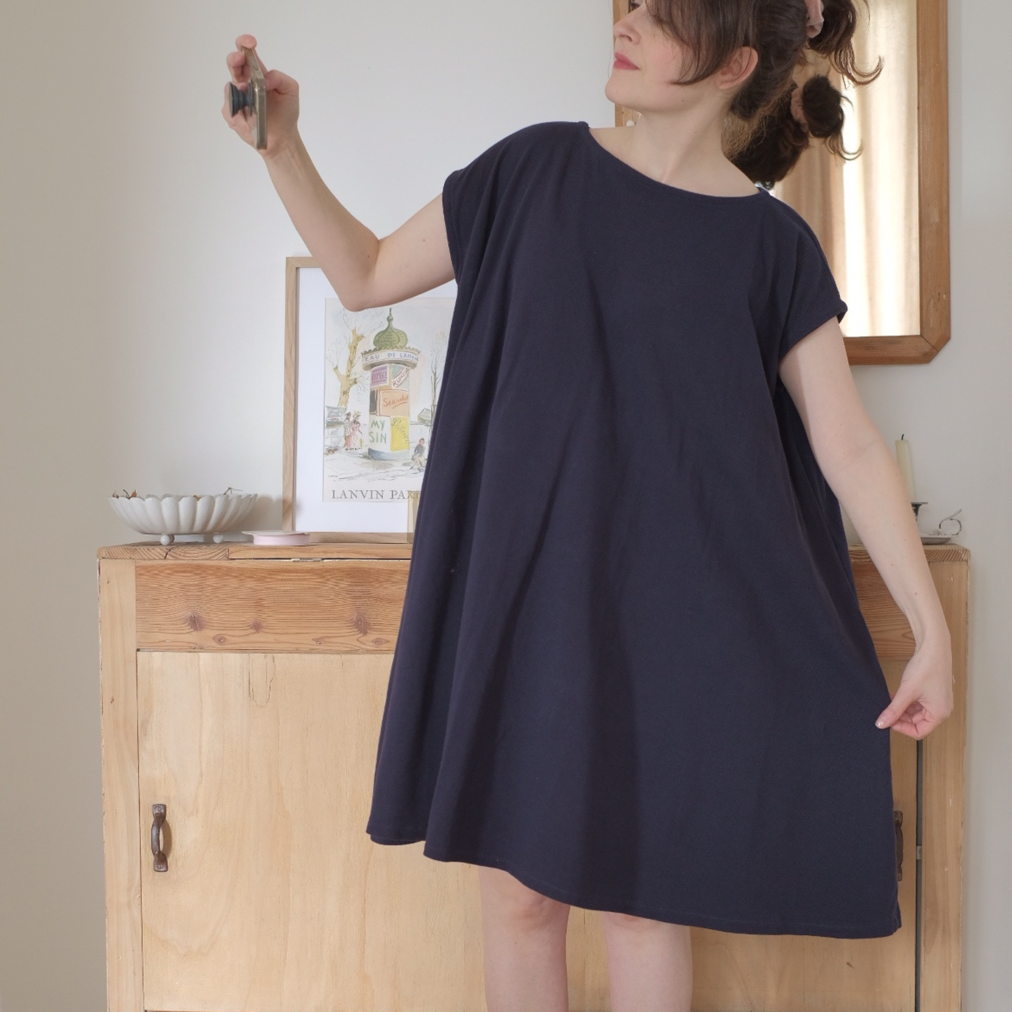 Abito ampio in Piquet