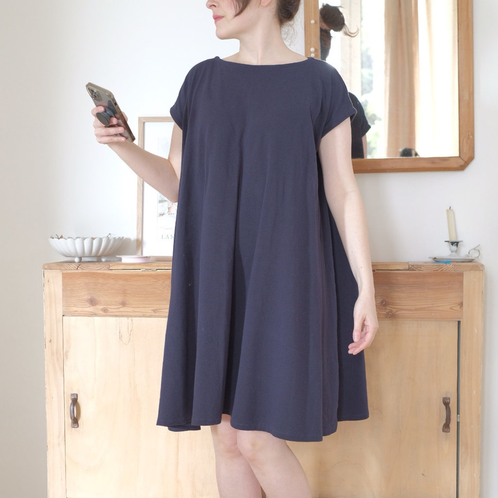 Abito ampio in Piquet