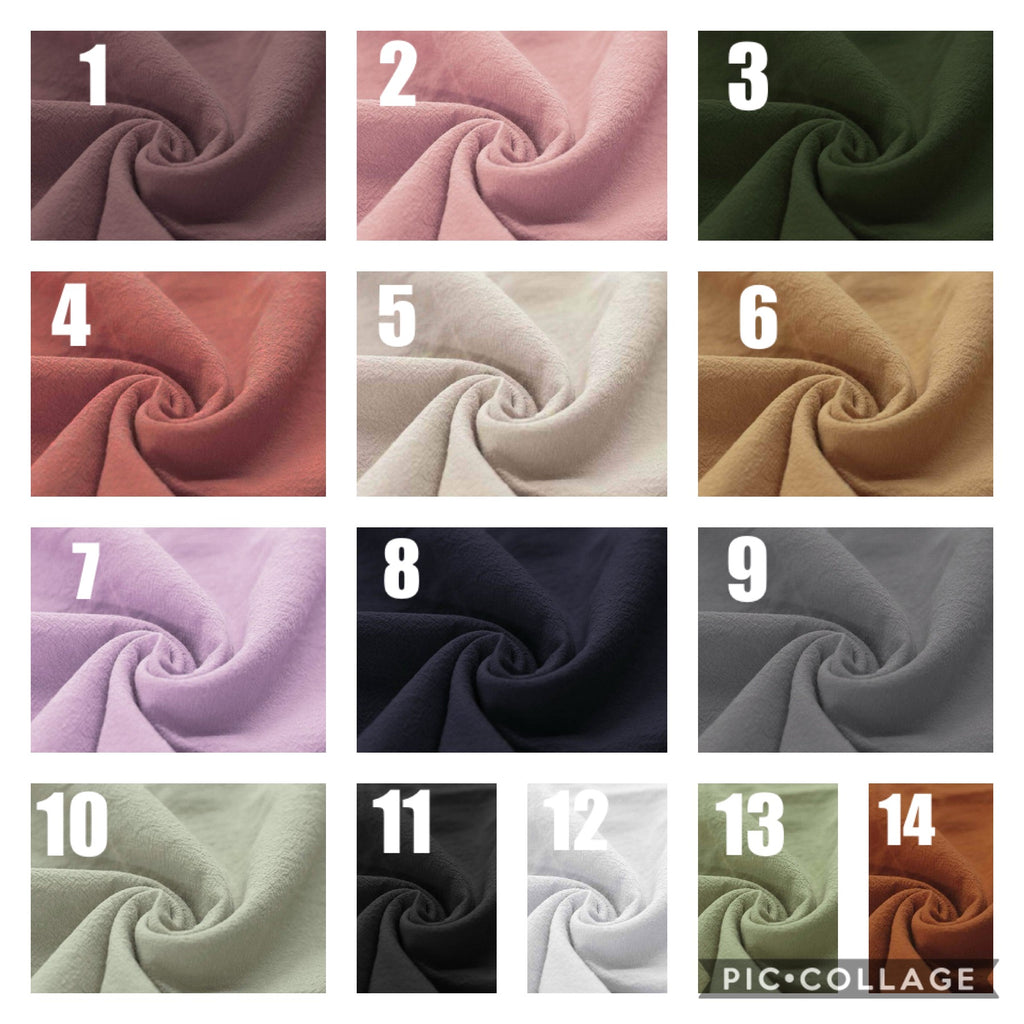 Pantaloni ampi cotone lavato (+ colori)