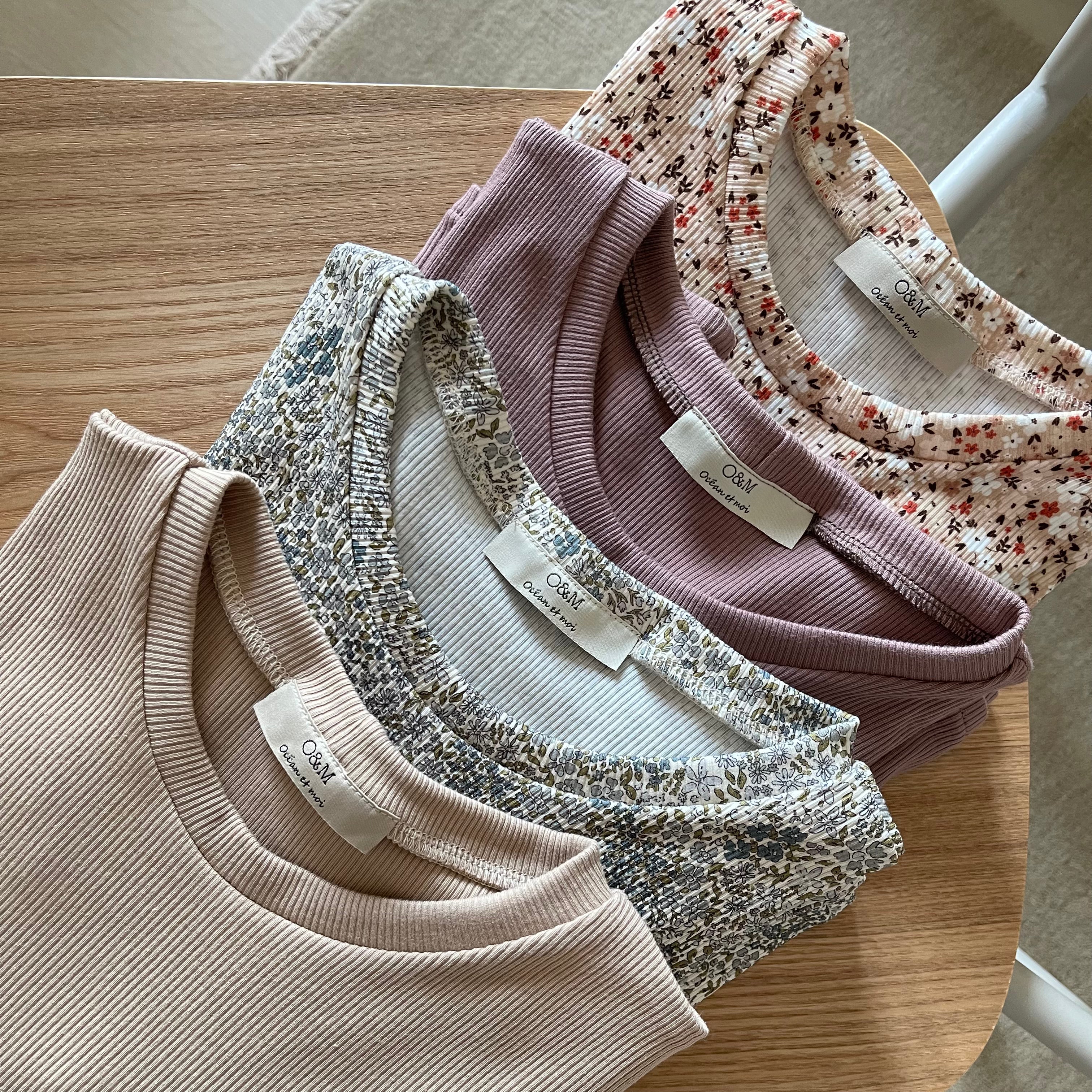 Maglia minimal a costine (+ fantasie)
