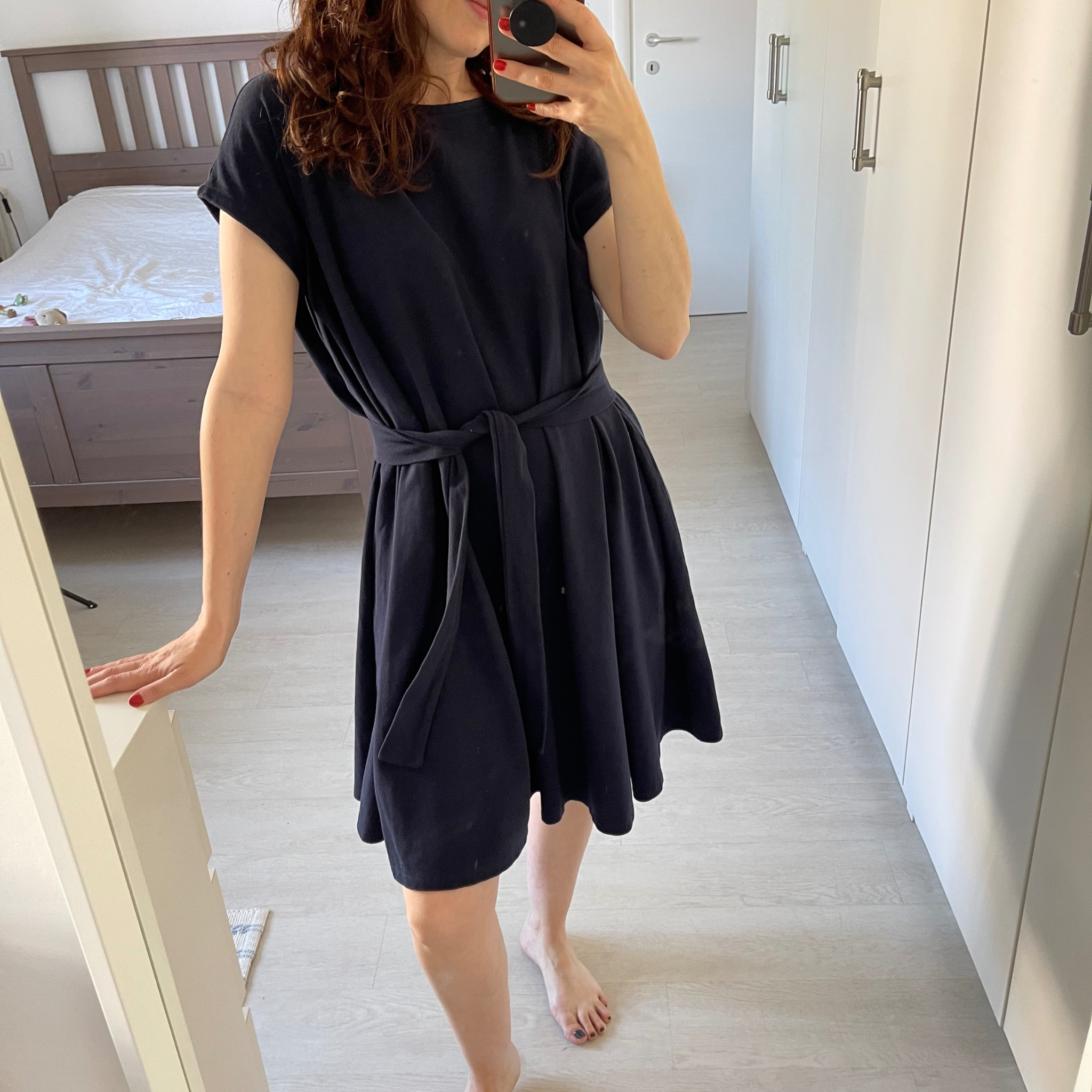 Abito ampio in Piquet