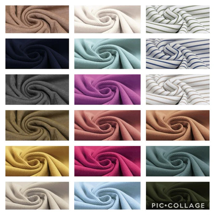 Maglia minimal a costine (+ fantasie)