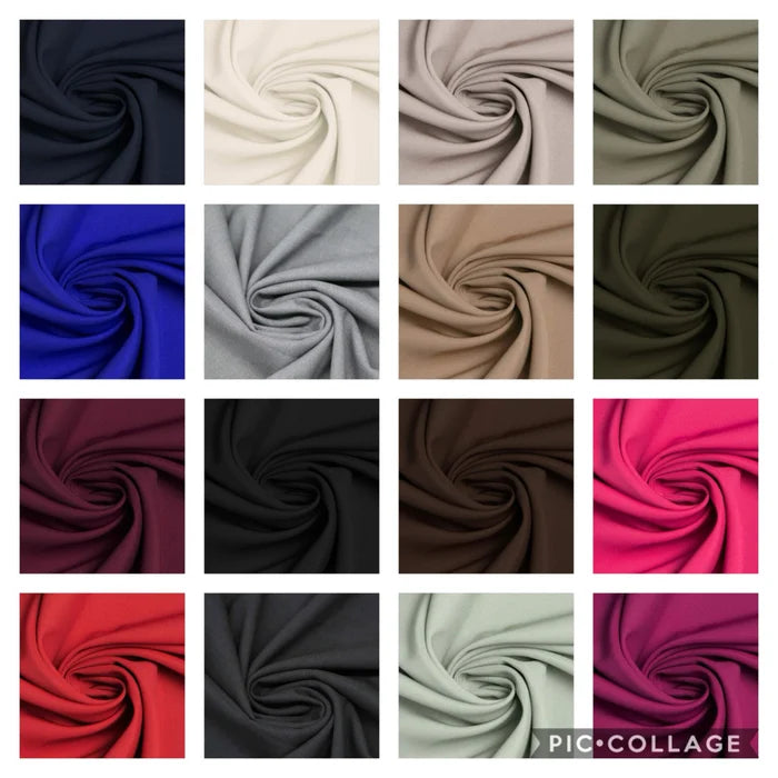 Abito trapezio in gabardine (+ colori)